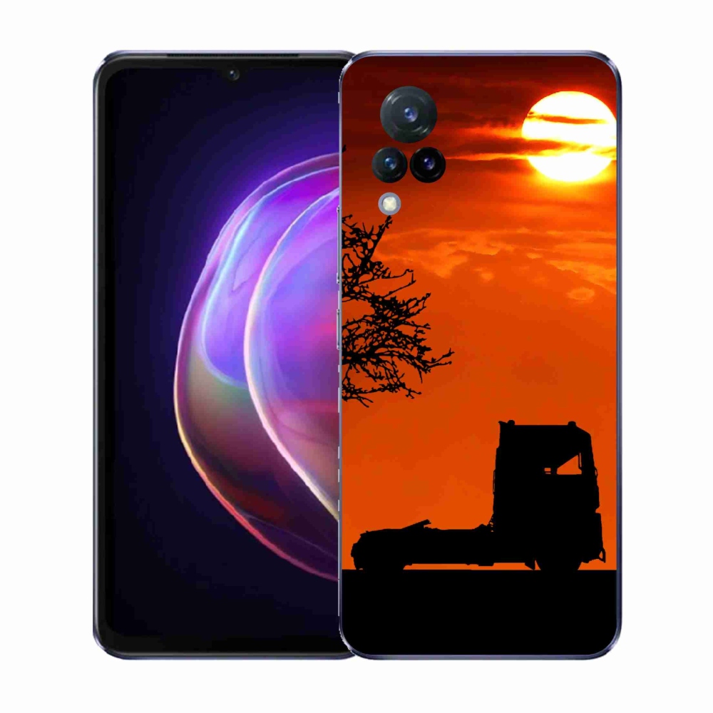 Gél borítás mmCase a Vivo V21 4G/5G készülékhez - teherautó 3