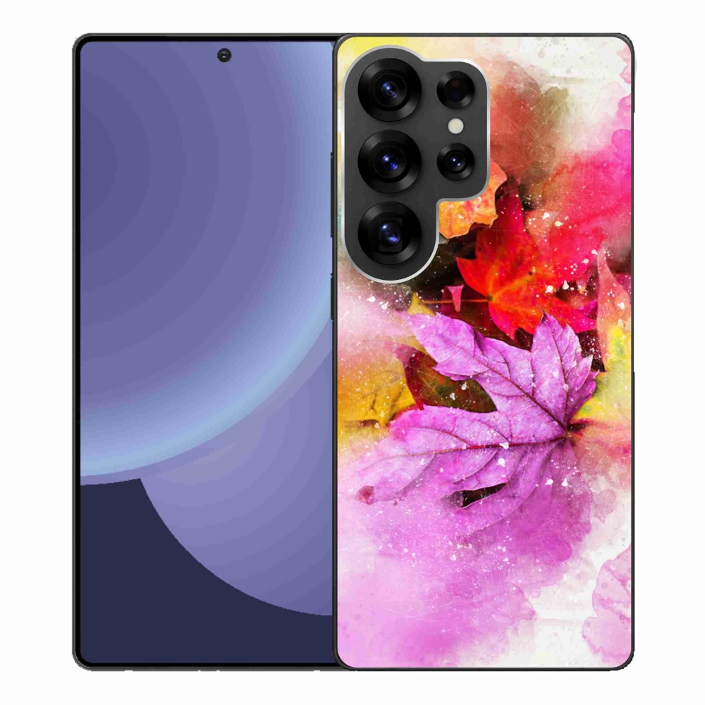 Zselés borítás mmCase Samsung Galaxy S25 Ultra - színes levelek