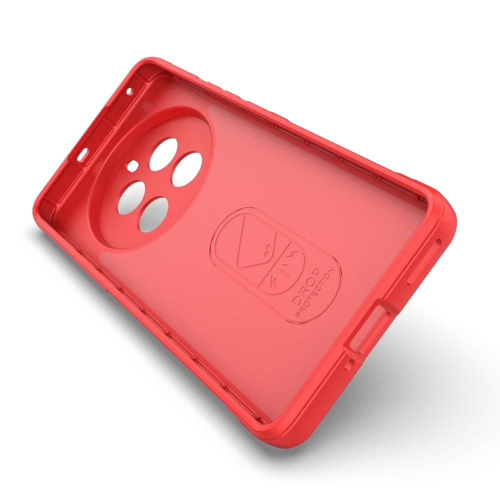 Rugg tartós zselés tok a Realme 12 Pro 5G/12 Pro+ 5G modellhez - piros színű