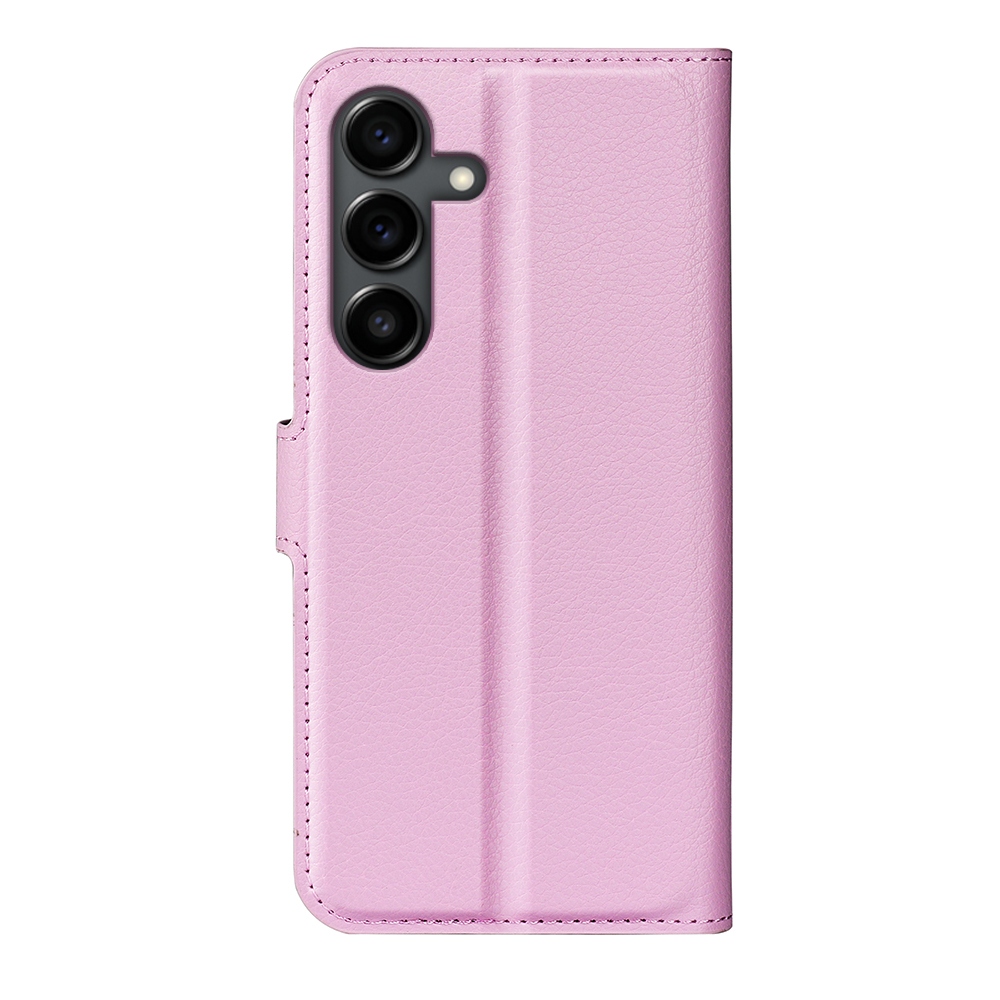 Litchi könyv tok Samsung Galaxy S25 FE készülékhez - rózsaszín