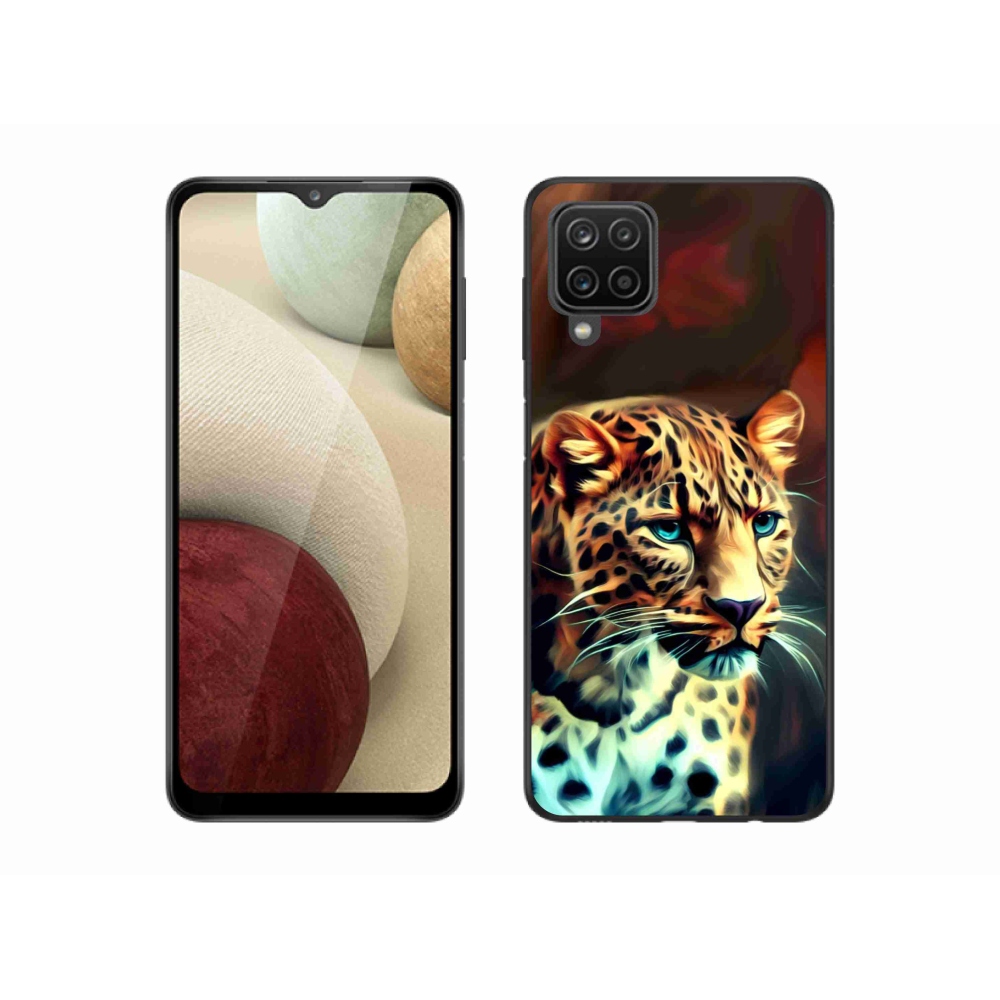 Zselés borítás mmCase Samsung Galaxy A12 készülékhez - leopárd