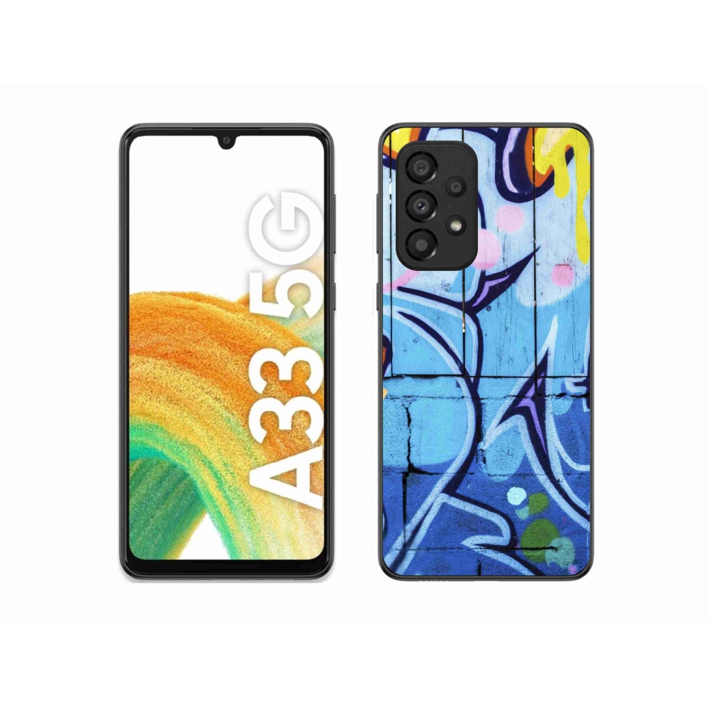 Zselés borítás mmCase Samsung Galaxy A33 5G - graffiti