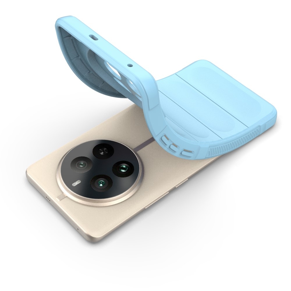 Rugg tartós zselés tok a Realme 12 Pro 5G/12 Pro+ 5G készülékhez - világoskék színű