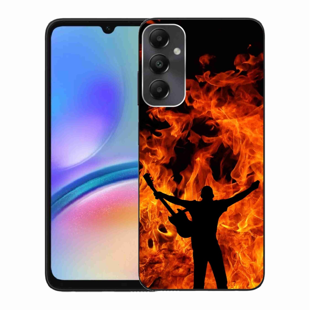Gél borítás mmCase Samsung Galaxy A05s - zenész és tűz