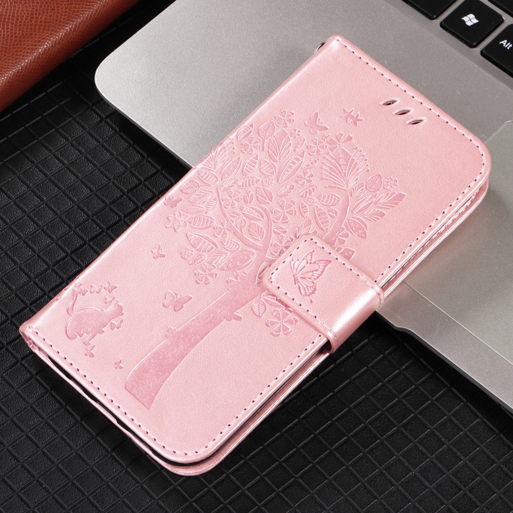 Fák könyve tok Xiaomi Redmi 15 4G (171mm) - rózsaarany