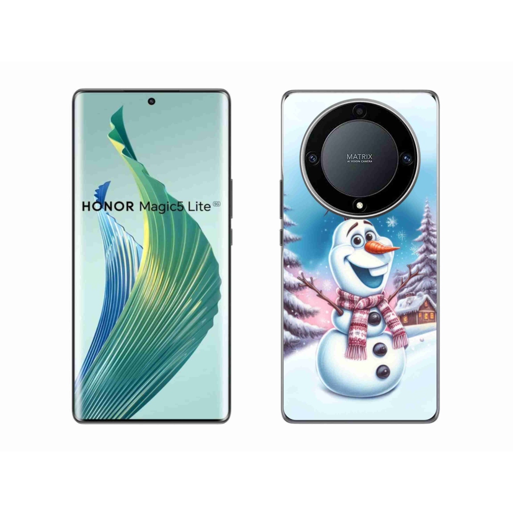 Gél borítás mmCase a Honor Magic 5 Lite 5G számára - ice kingdom