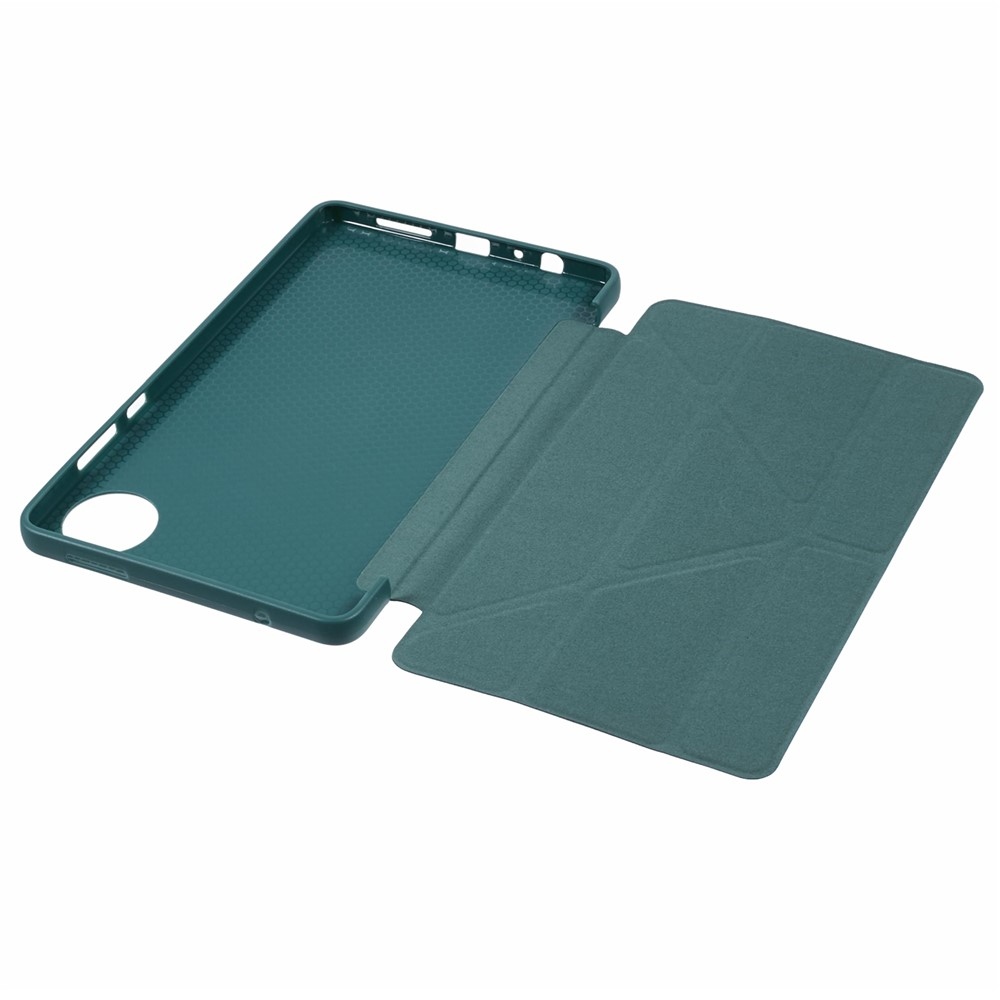 Origamis összecsukható táblagép tok Xiaomi Redmi Pad SE 8.7 - sötétzöld