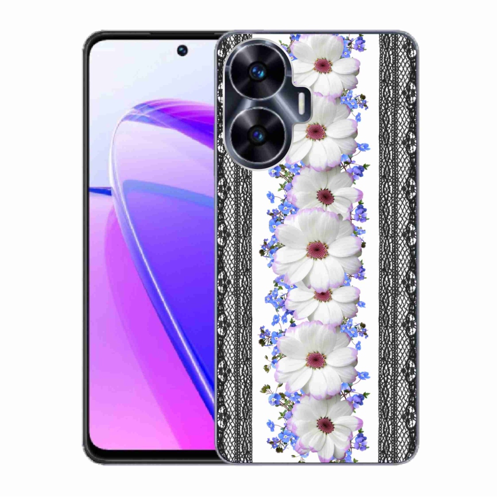 Gél borító mmCase a Realme C55 készülékhez - virágok 8