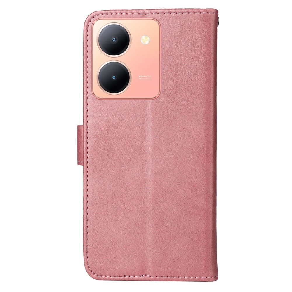 Vivo Y36 könyvtáska - rózsaszín