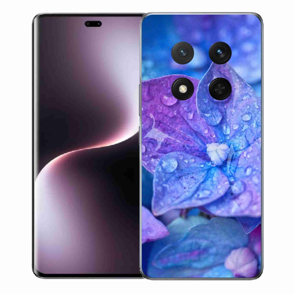 Gél borítás mmCase a Honor Magic 7 Lite 5G készülékhez - lila virág