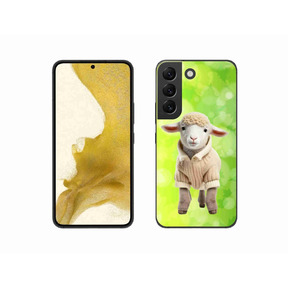 Zselés borítás mmCase Samsung Galaxy S22 5G - bárány pulóverben