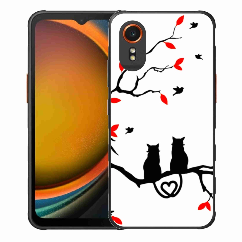 Gél borítás mmCase Samsung Galaxy Xcover 7 készülékhez - macska szeretet