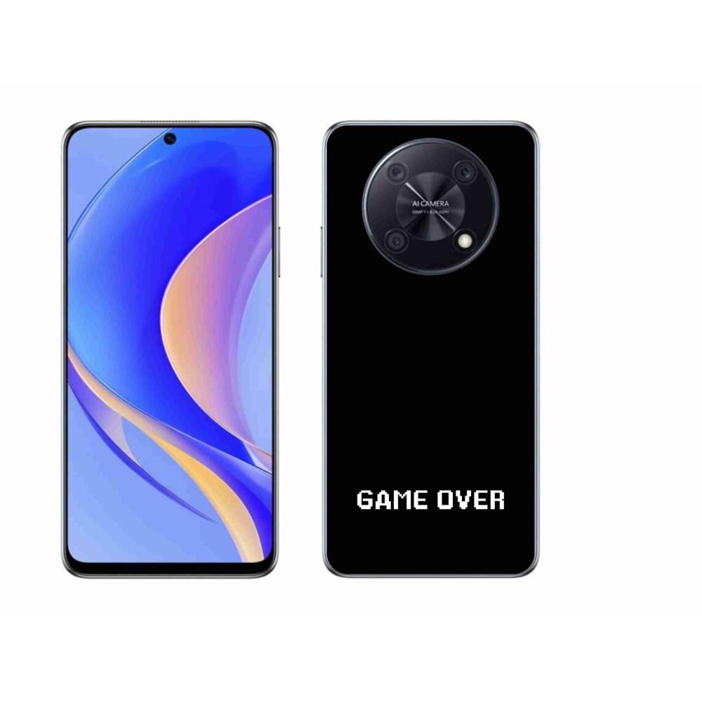 Gél borító mmCase a Huawei Nova Y90 készülékhez - játék fekete háttérrel