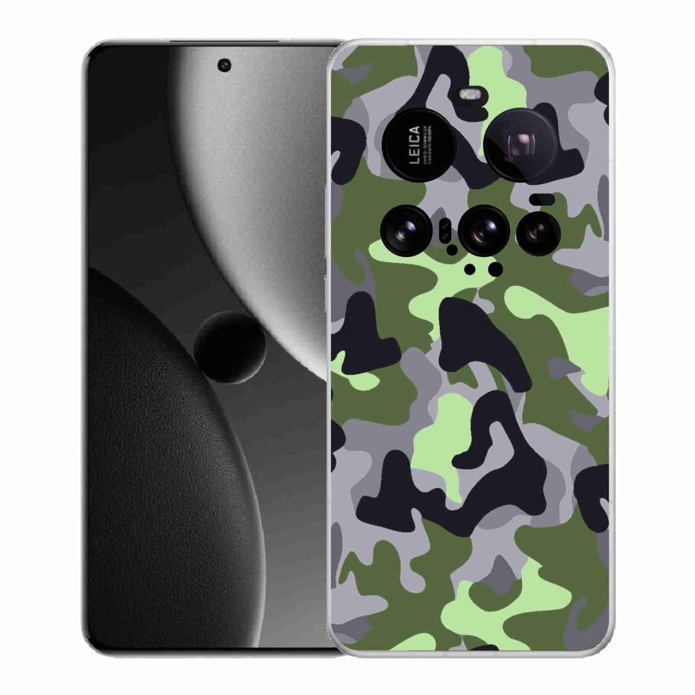 Gél borítás mmCase a Xiaomi 15 Ultra számára - álcázó minta 7