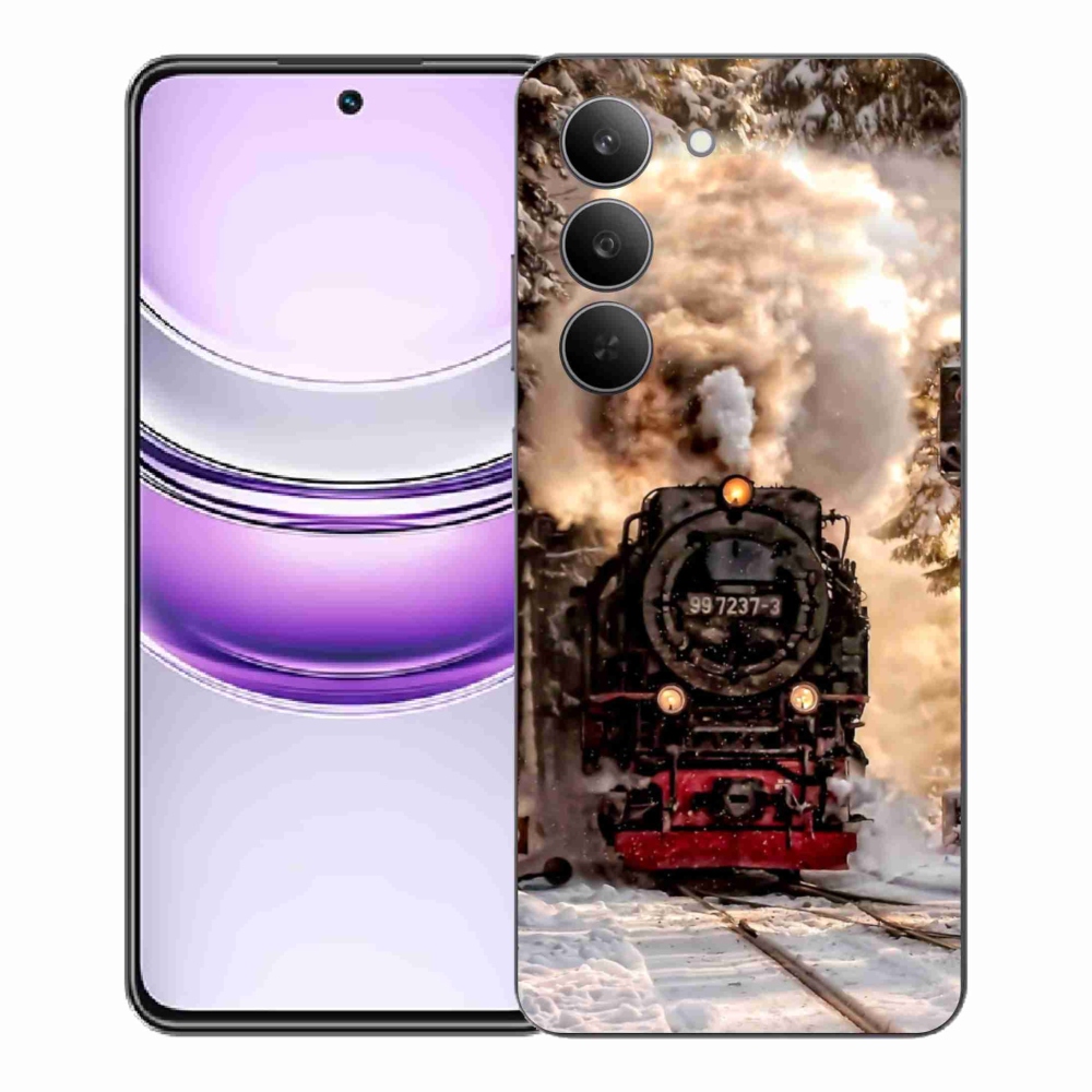 Zselés borítás mmCase a Realme 14x 5G-hez - vonat