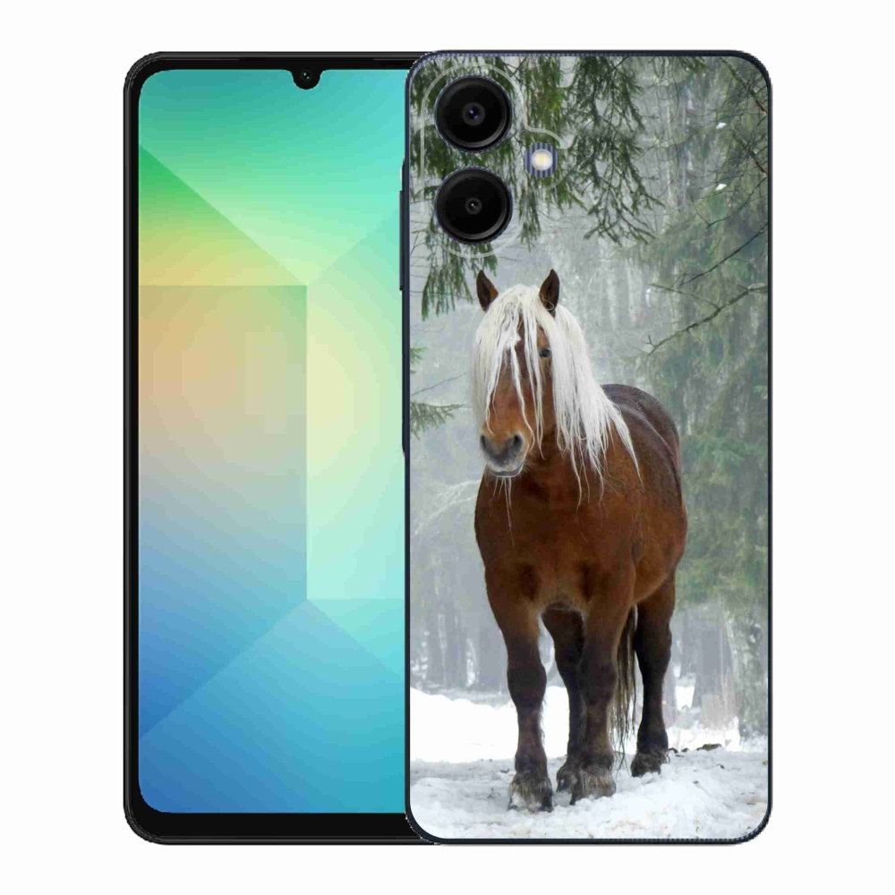 Zselés borítás mmCase Samsung Galaxy A06 4G - ló az erdőben