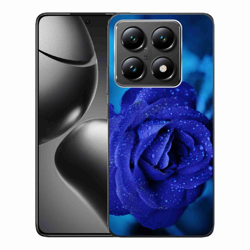Gél tok mmCase a Xiaomi 14T-hez - kék rózsa