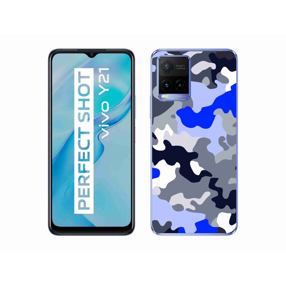 Gél védőburkolat mmCase a Vivo Y21/Y21s/Y33s készülékhez - terepszínű minta 8