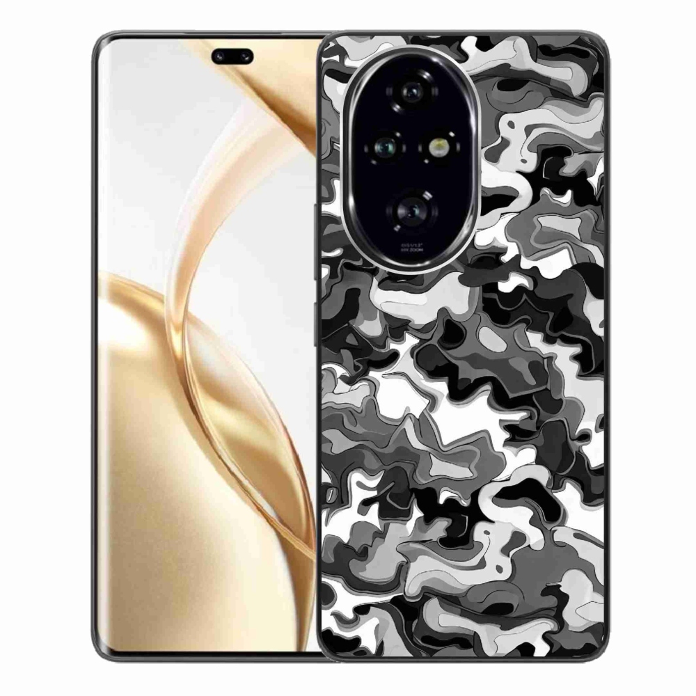 Zselés borítás mmCase a Honor 200 Pro 5G számára - álcázó minta 3