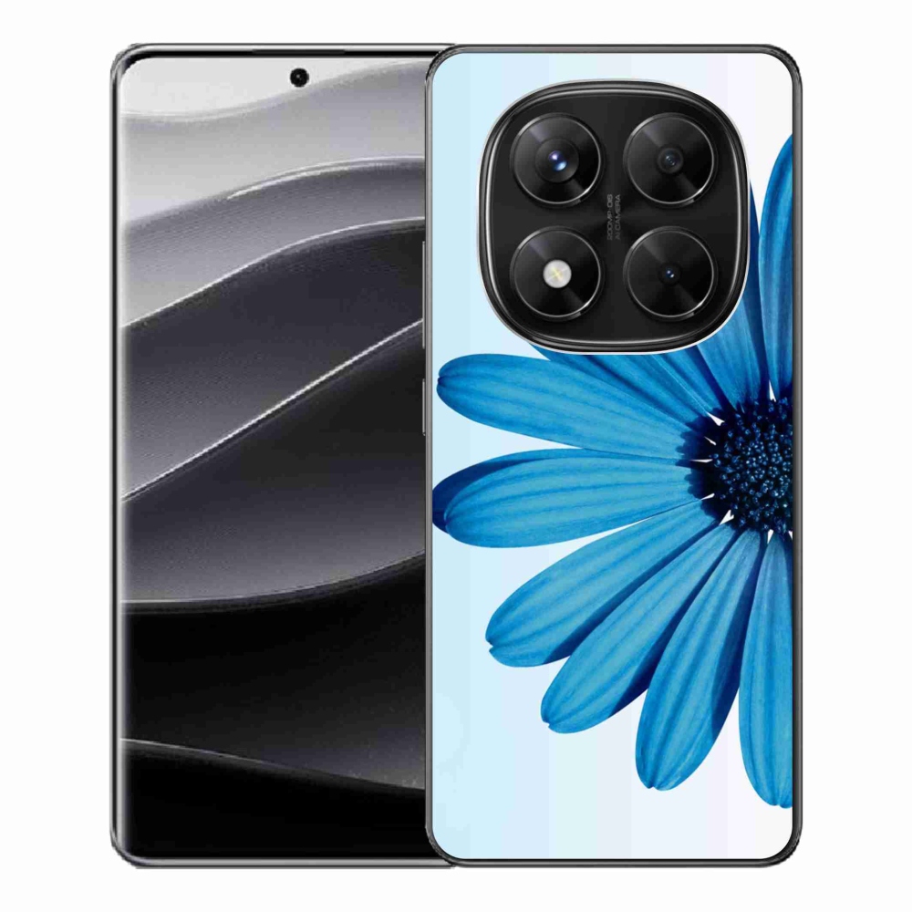 Zselés borítás mmCase a Xiaomi Redmi Note 14 Pro 5G/Poco X7 5G számára - kék százszorszép