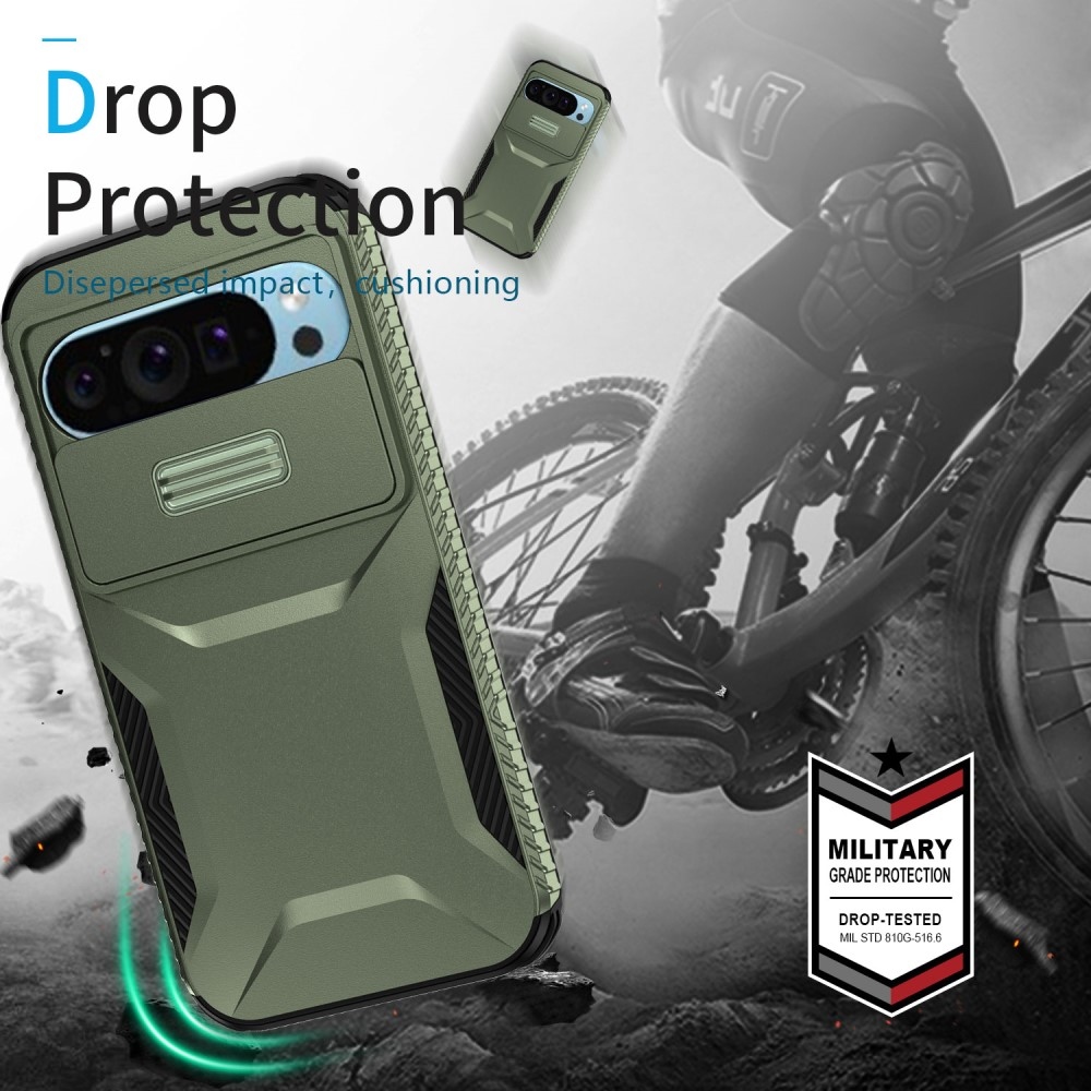 Fedél ellenálló borítás a Google Pixel 9/9 Pro készülékhez - zöld