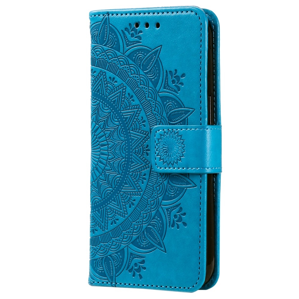 Mandala könyv tok a Samsung Galaxy A06 4G készülékhez - kék