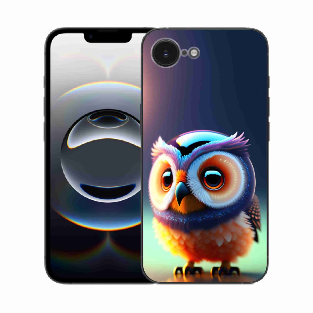 Zselés borítás mmCase iPhone 16e készülékhez - bagoly