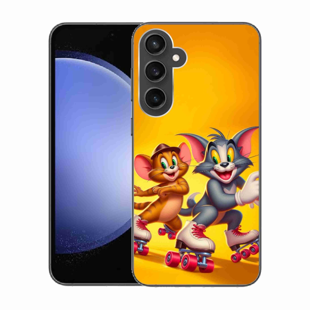 Zselés borítás mmCase Samsung Galaxy S23 FE készülékhez - tom and jerry