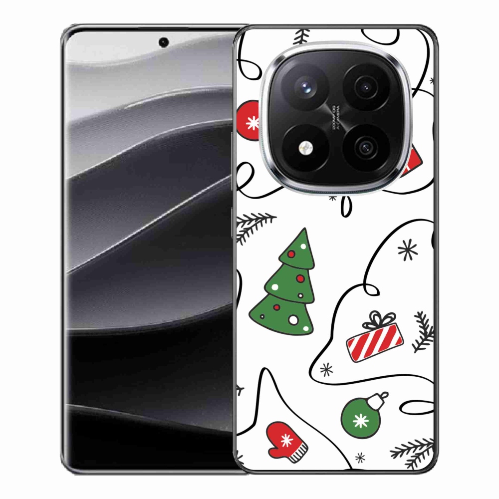 Gél borítás mmCase a Xiaomi Redmi Note 14 Pro+ 5G számára - karácsonyi motívumok