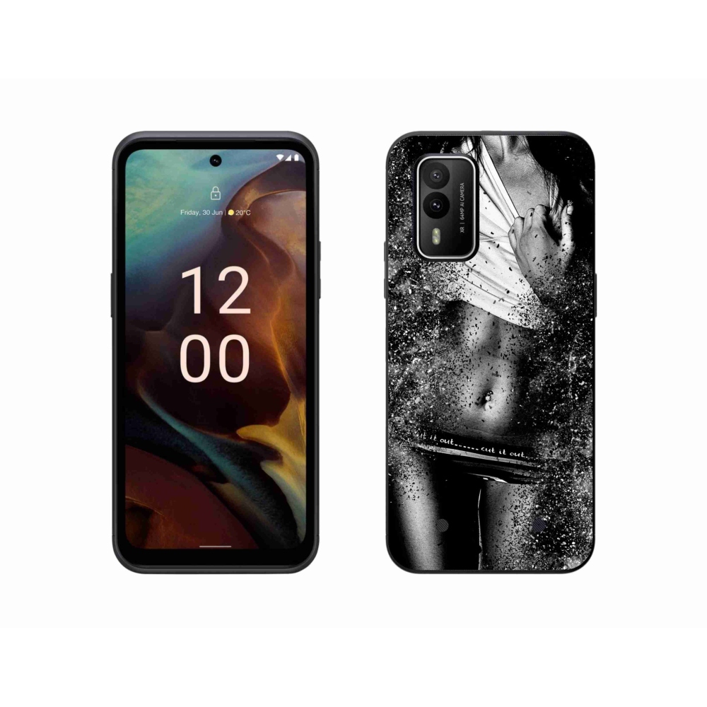 Gélborítás mmCase a Nokia XR21 készülékhez - szexi nő 1