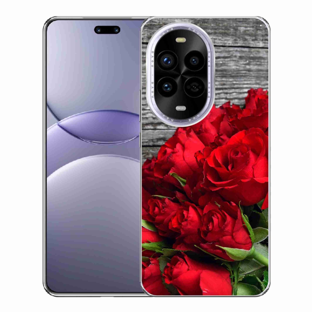 Gél borítás mmCase a Huawei Nova 13 Pro 5G-n - piros rózsa