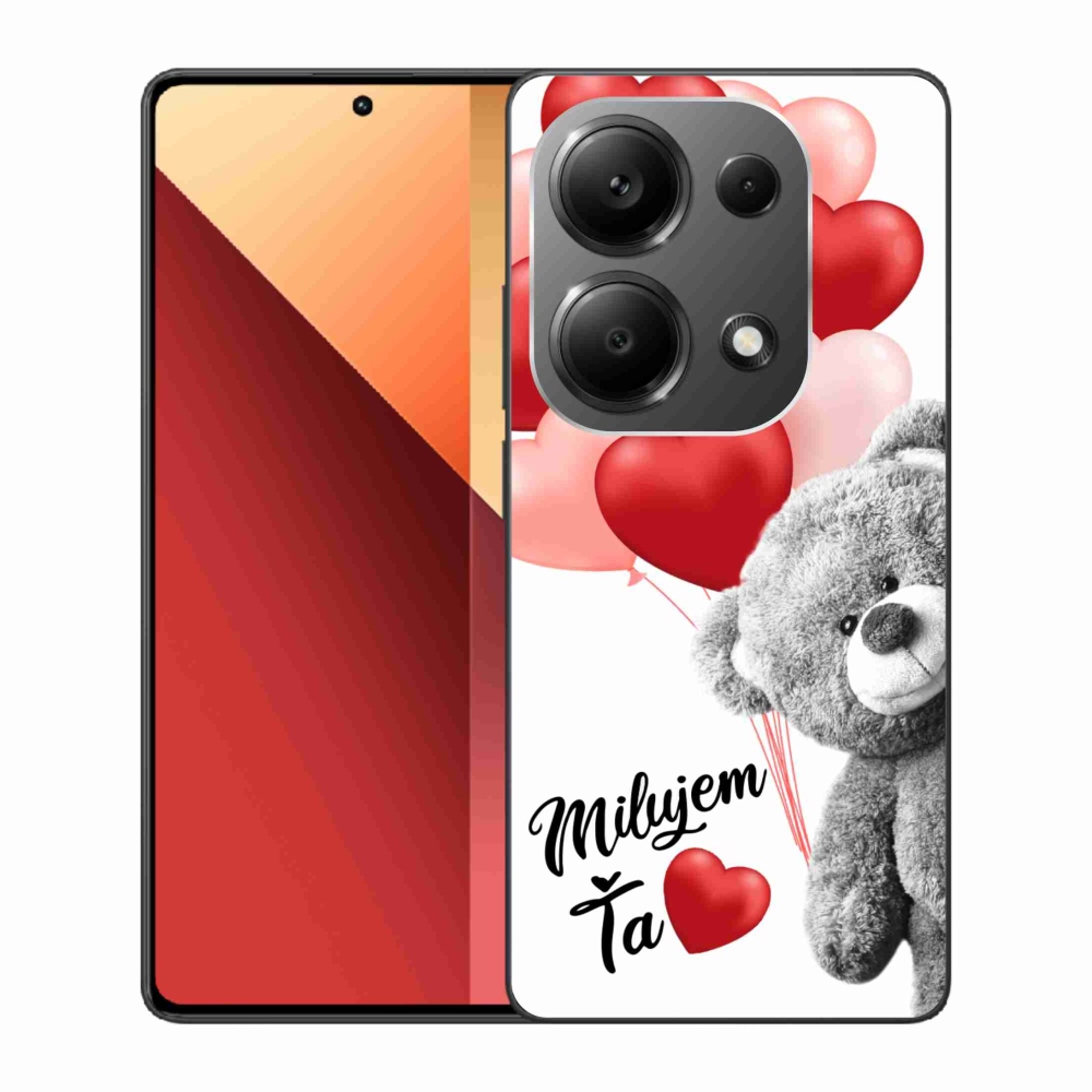 Gél tok mmCase a Xiaomi Redmi Note 13 Pro 4G/Poco M6 Pro - I love you számára