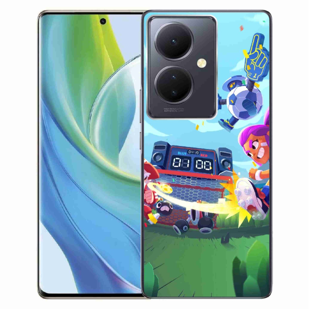 Gél borítás mmCase a Vivo V29 Lite 5G-hez - verekedés csillagok 1