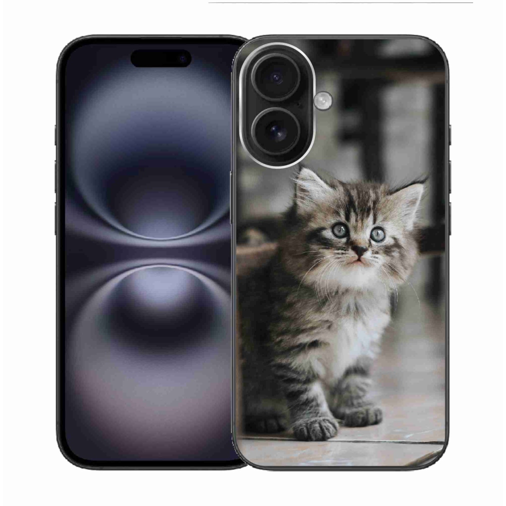 Gél borítás mmCase iPhone 16 készülékhez - cica