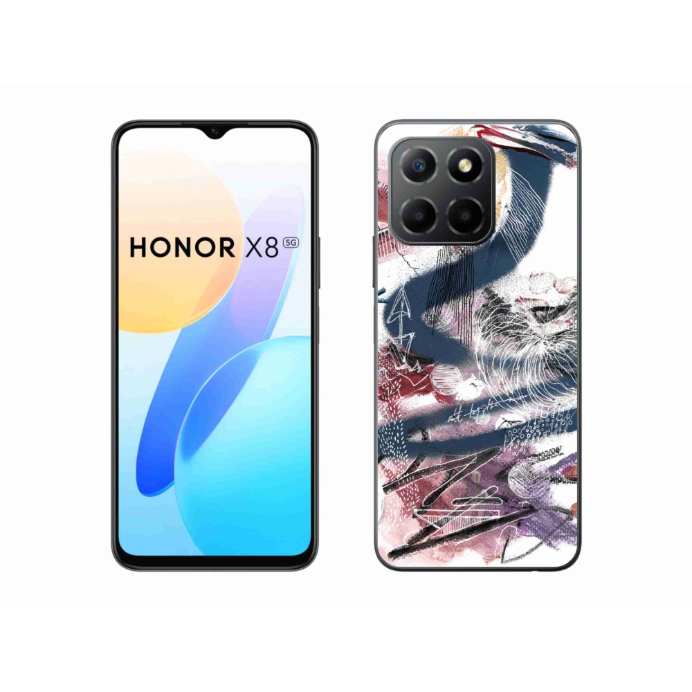 Gél borítás mmCase a Honor X8 5G készülékhez - absztrakt motívum 28
