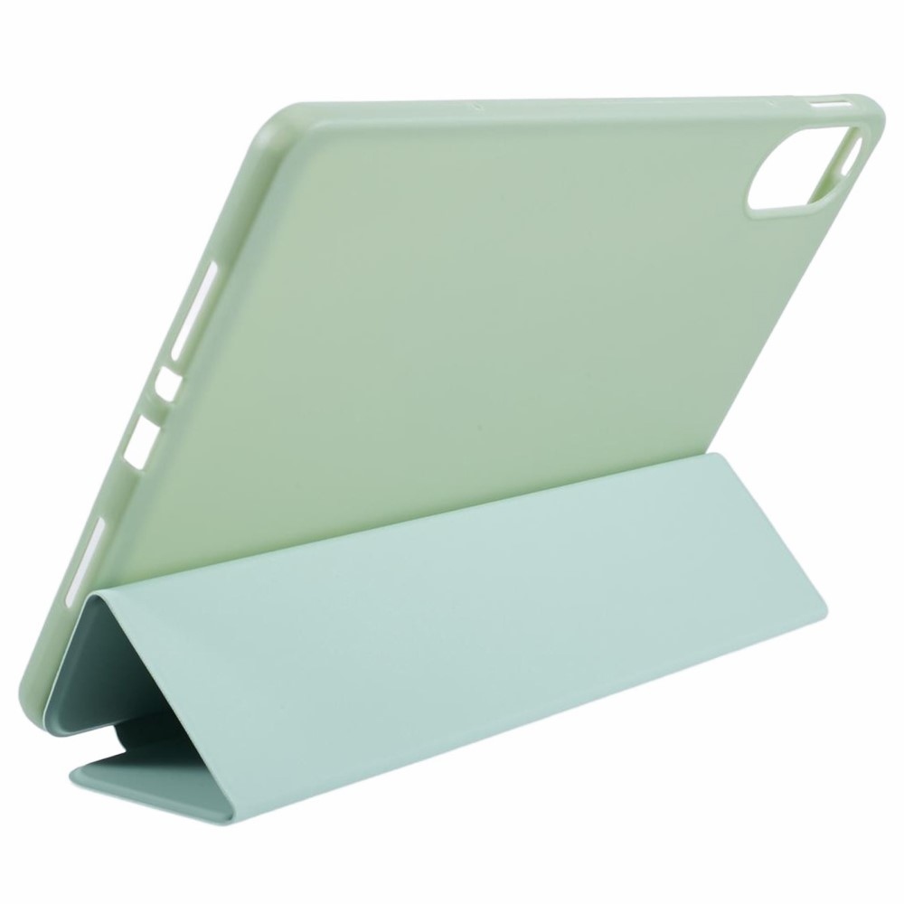 Összecsukható intelligens záró tok Xiaomi Redmi Pad Pro 4G/5G tablethez - világoszöld