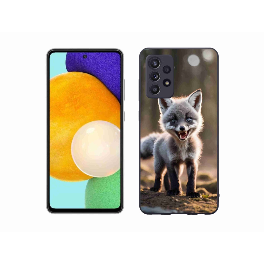 Gél borító mmCase Samsung Galaxy A52s 5G - angry fox - Samsung Galaxy A52s 5G - angry fox