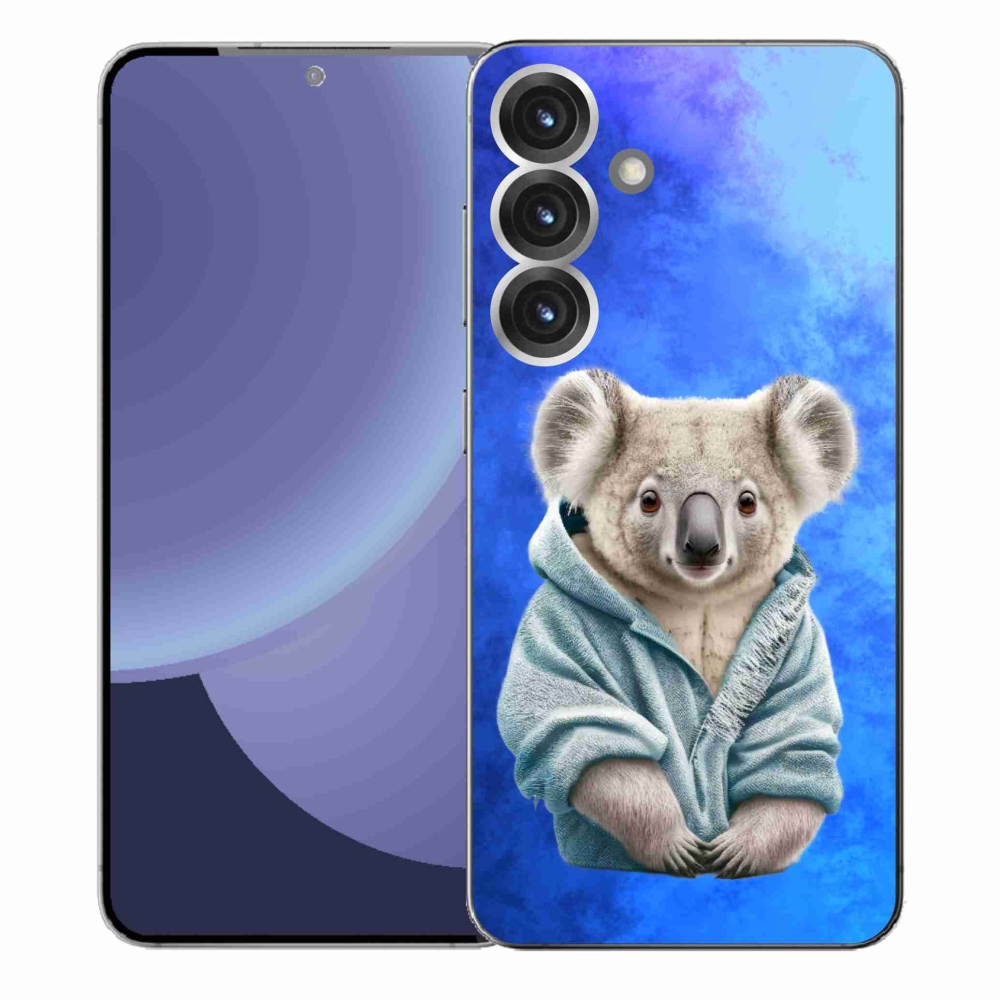 Gél védőhuzat mmCase Samsung Galaxy S25+ készülékhez - koala pulóverben