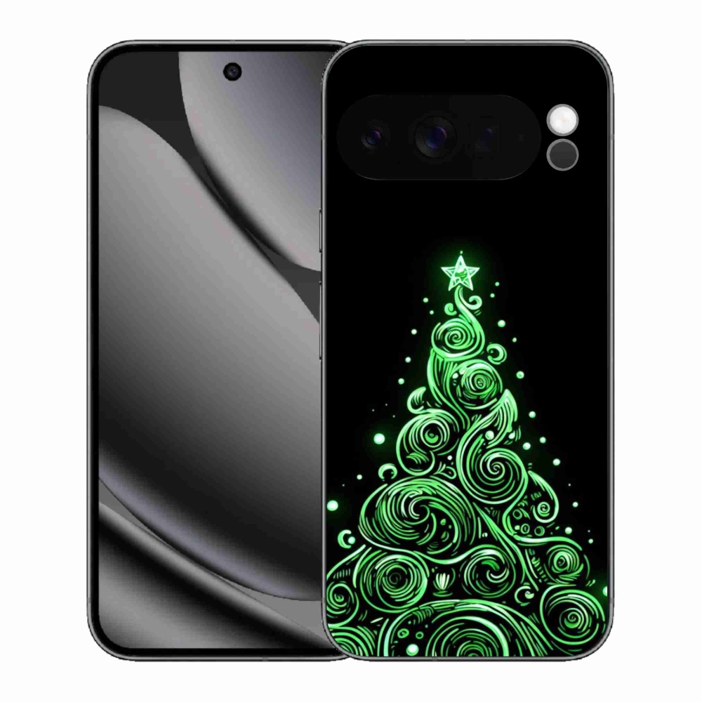 Gél borítás mmCase a Google Pixel 10 Pro XL-hez - neon karácsonyfa 3