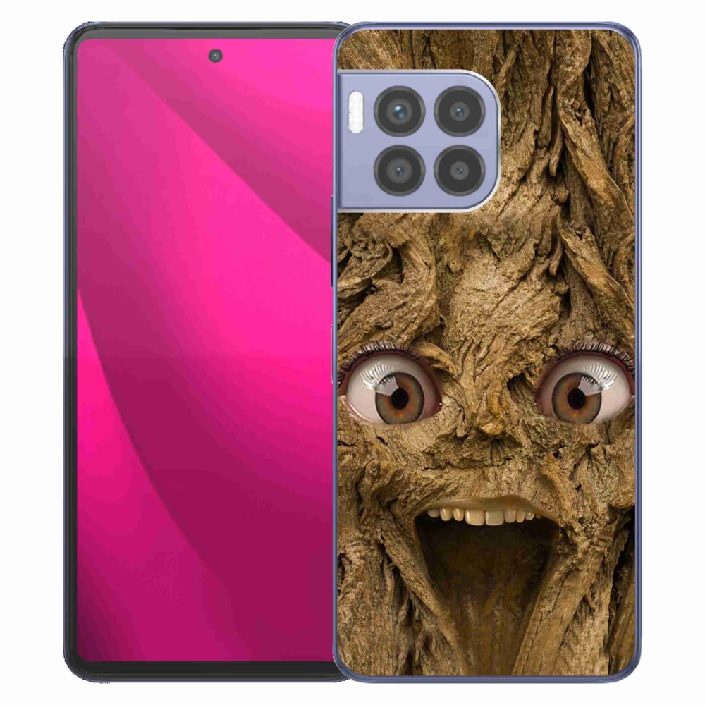 Zselés borító mmCase a T-Mobile T Phone 2 Pro készülékhez - boldog fa szemekkel