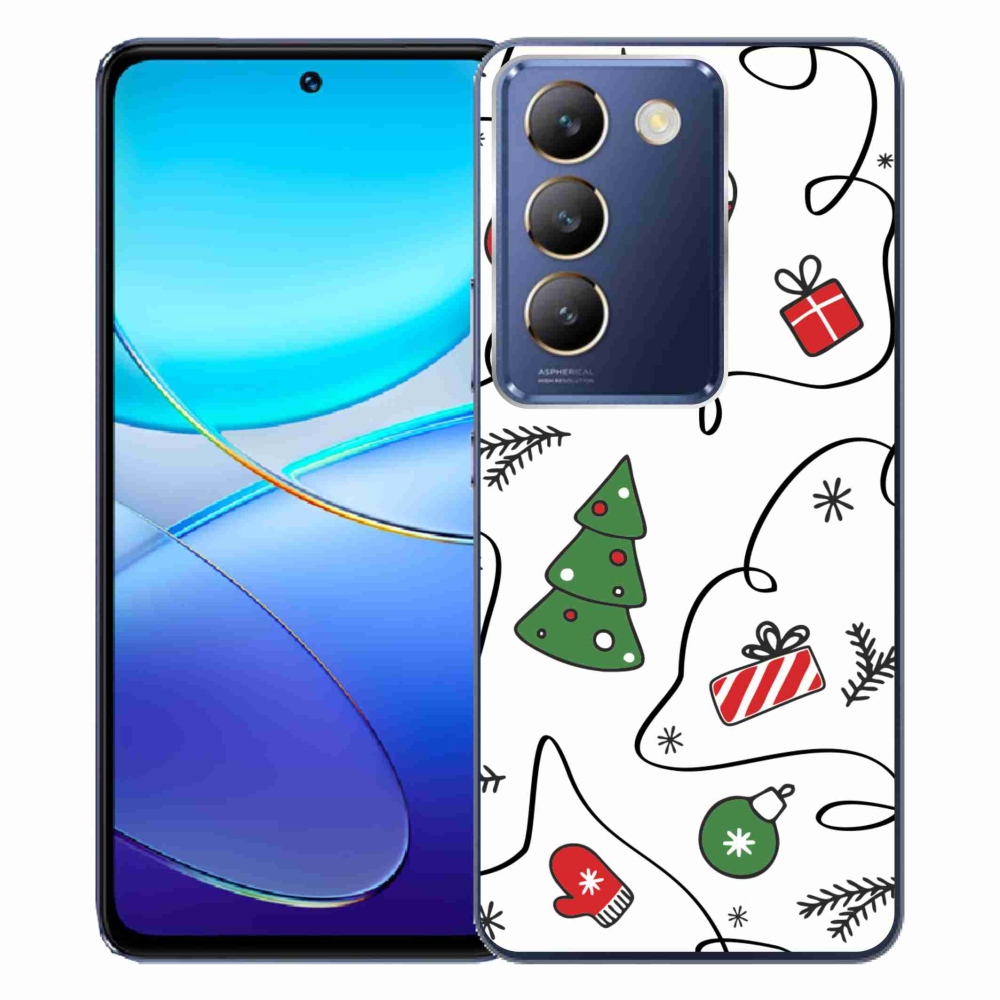 Gél borítás mmCase a Vivo V40 SE 4G/5G készülékhez - karácsonyi motívumok