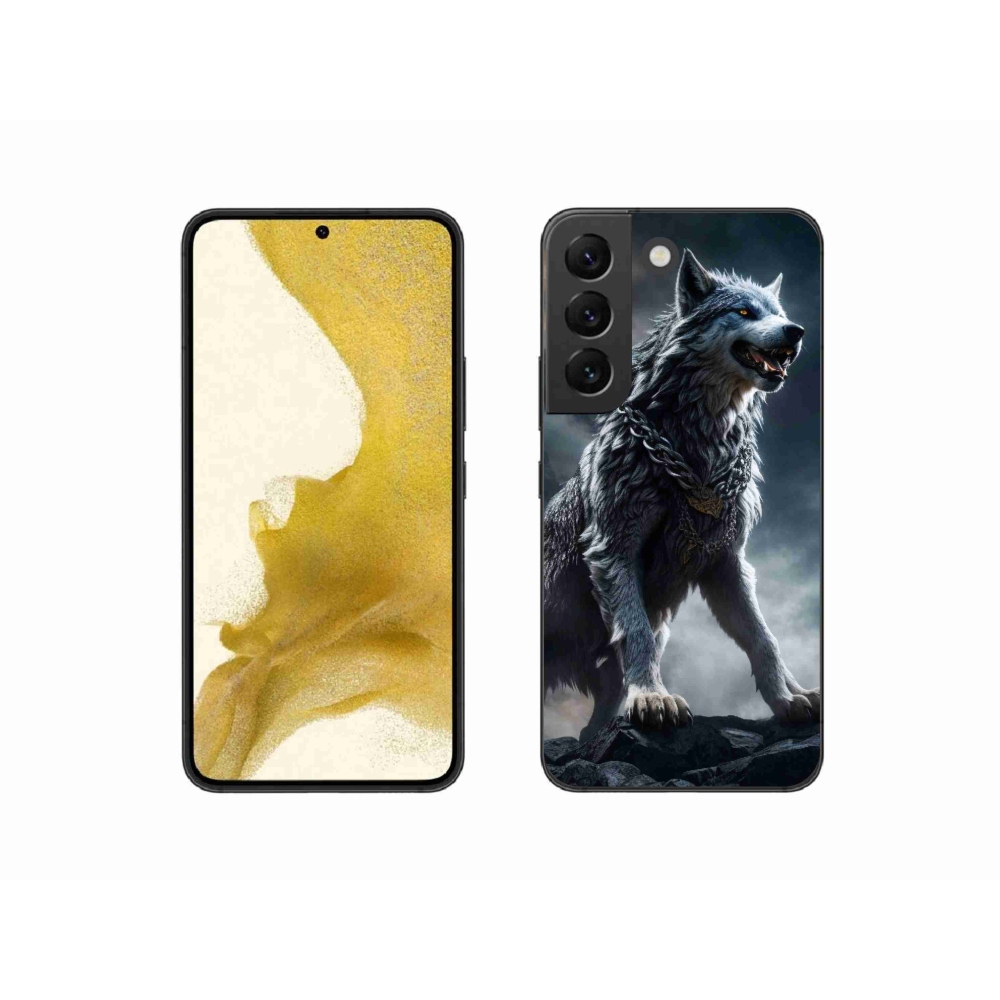 Gél védőburkolat mmCase Samsung Galaxy S22 5G - farkas 1