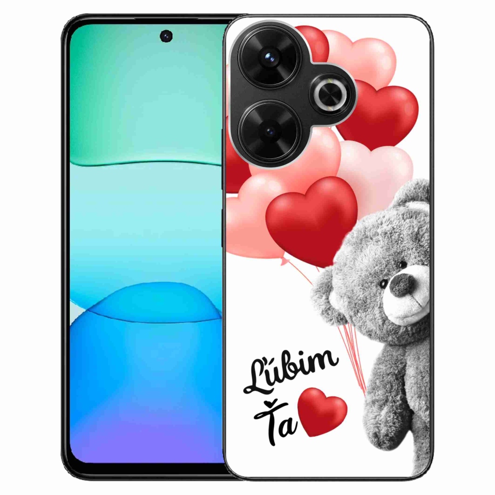 Gél tok mmCase a Xiaomi Redmi 13 4G/Poco M6 4G - I love you en