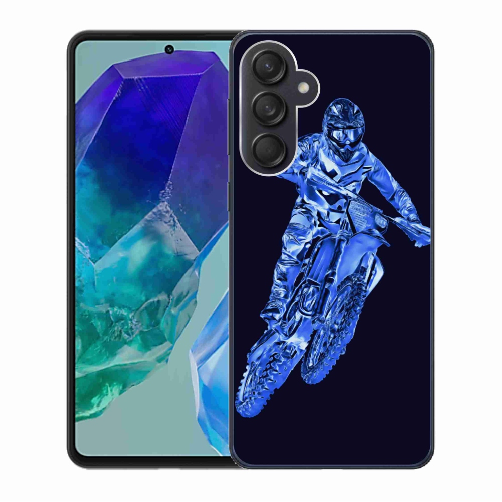 Zselés borítás mmCase Samsung Galaxy M55 5G - motocross 1