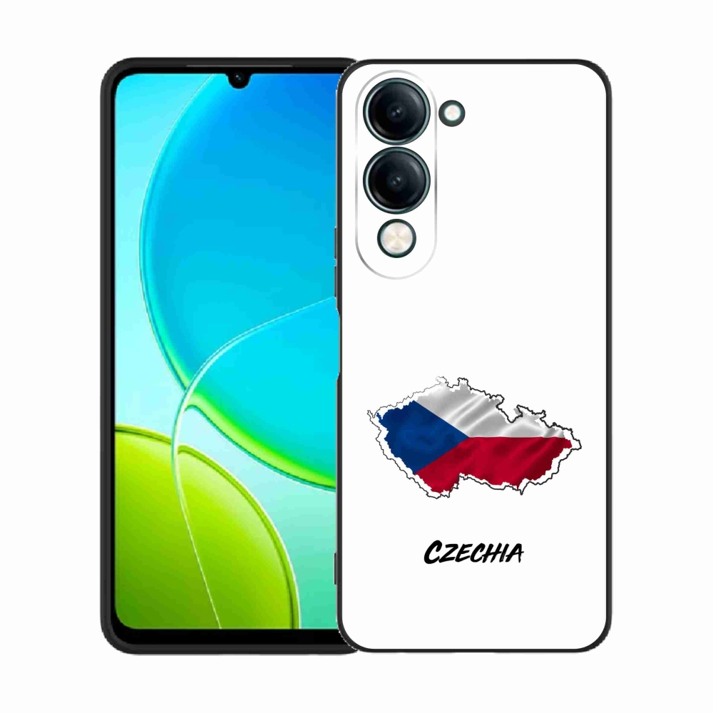 Gél borító mmCase a Vivo Y29s 5G - Csehország fehér háttérhez