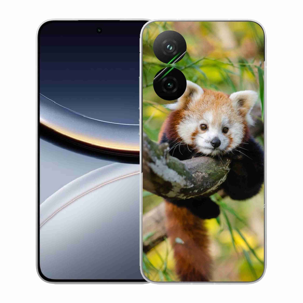 Gél borítás mmCase a Xiaomi Poco F7 5G-hez - pandavörös