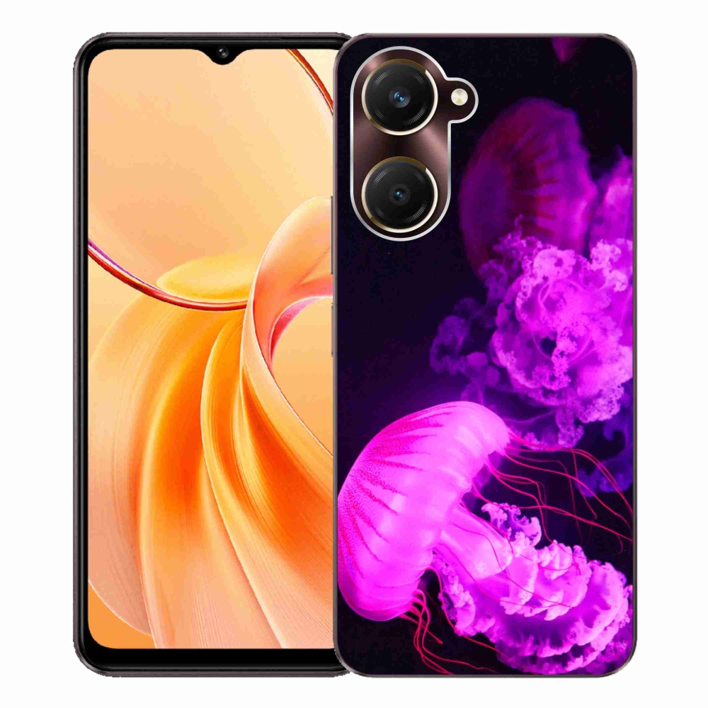 Zselés borítás mmCase a Vivo Y28s 5G-hez - medúza 1