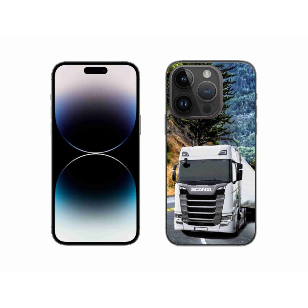 Zselés borítás mmCase iPhone 14 Pro készülékhez - teherautó 1