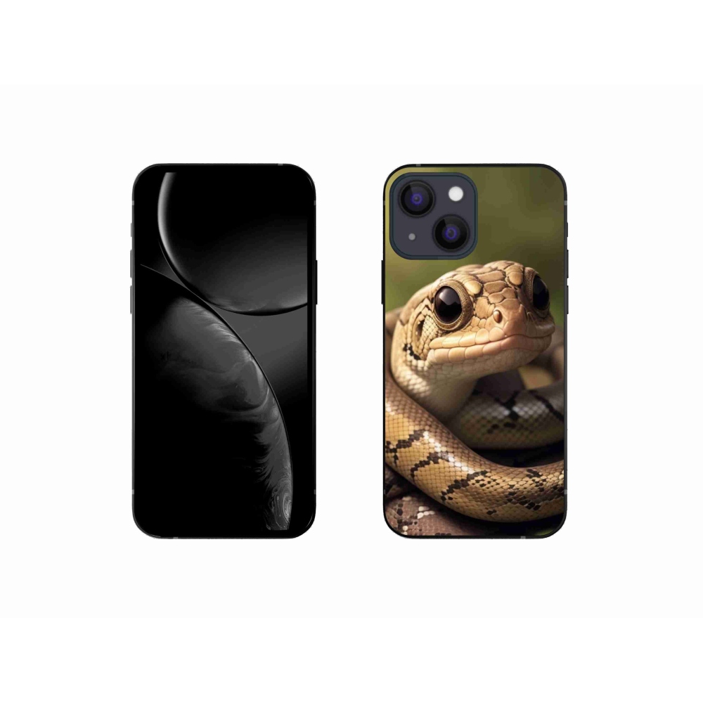 Zselés borítás mmCase iPhone 13 mini készülékhez - kígyó 1