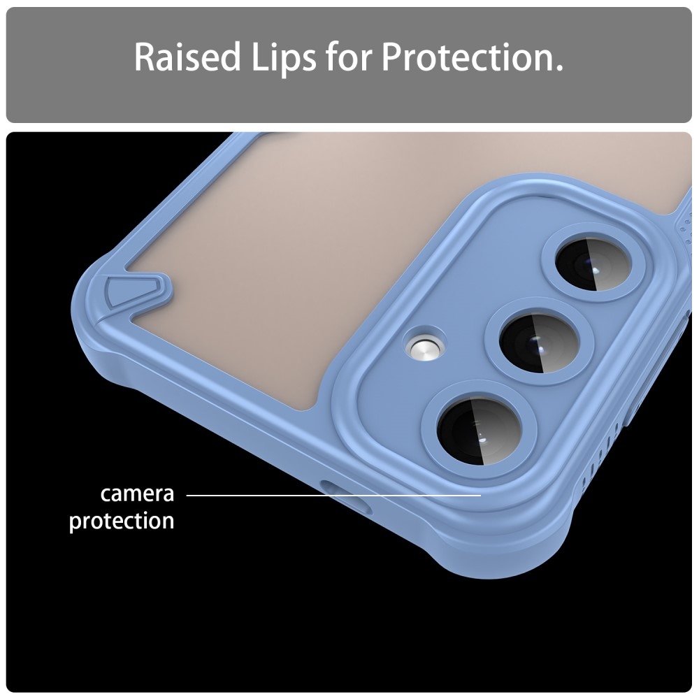 Fagyasztott tartós borítás Samsung Galaxy S25+ készülékhez - kék